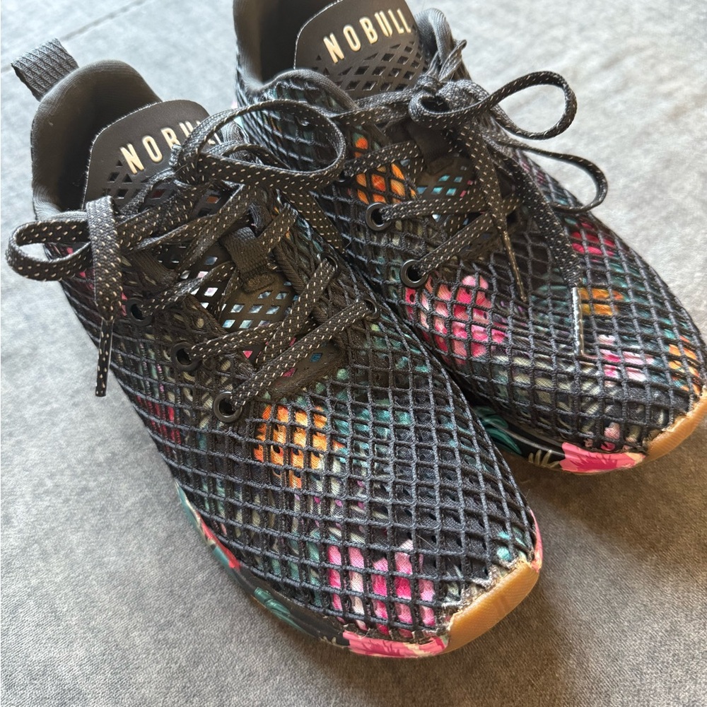 NOBULL Women's Athletic Shoes - Black with Multicolor Pattern